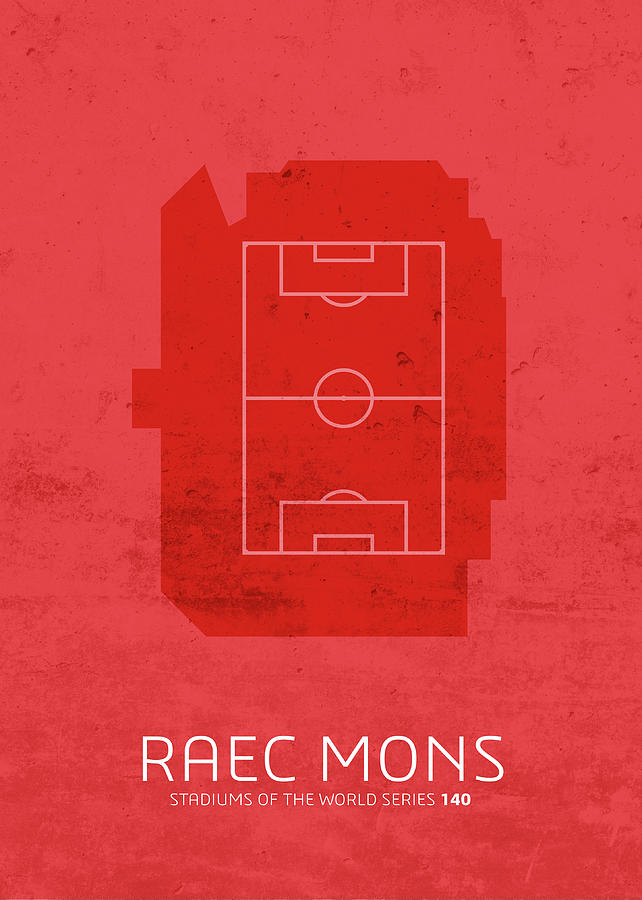 Mons Mixed Media - Raec Mons Stadium Football Soccer Series by Design Turnpike Mons Mixed Media - Raec Mons Stadium Football Soccer Series by Design Turnpike