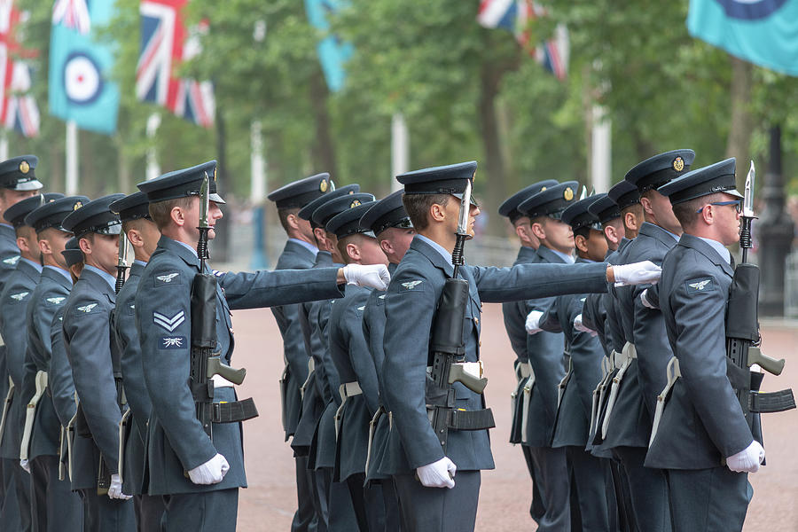 RAF on Parade at 100 Photograph by Andrew Lalchan