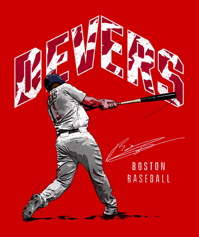 Rafael Devers Arch Digital Art by Kelvin Kent | Pixels