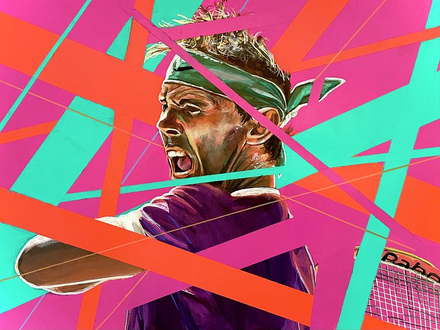 Rafael Nadal Painting by Joel Tesch