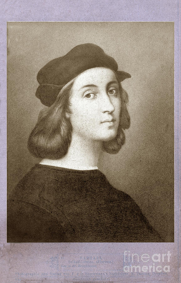 Raphael Photograph - Raffael Santi called Raphael Self Portrait Circa 1506 by Monterey County Historical Society