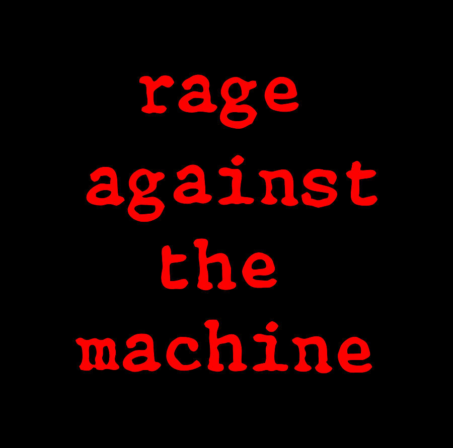 Rage Against The Machine logo Digital Art by Red Veles