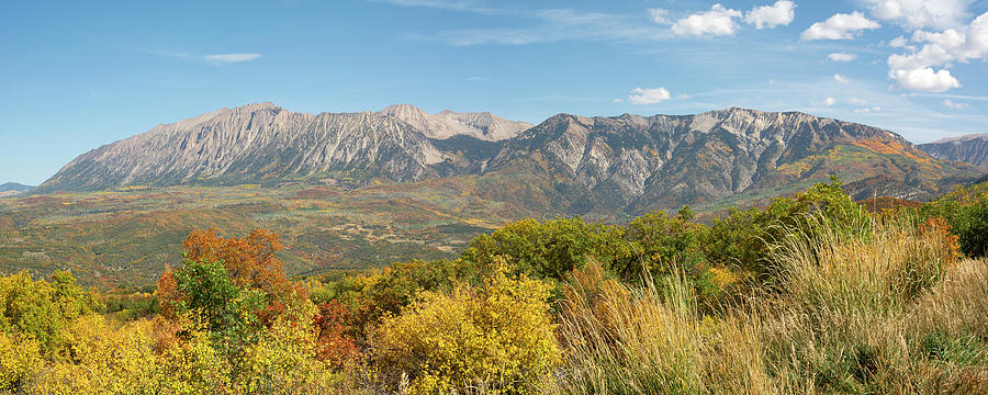 Ragged Peaks Panorama Photograph by Aaron Spong