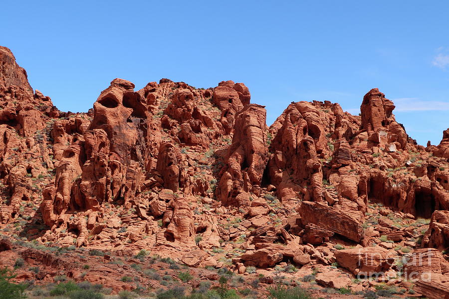 Ragged Red Rocks Photograph by Christiane Schulze Art And Photography