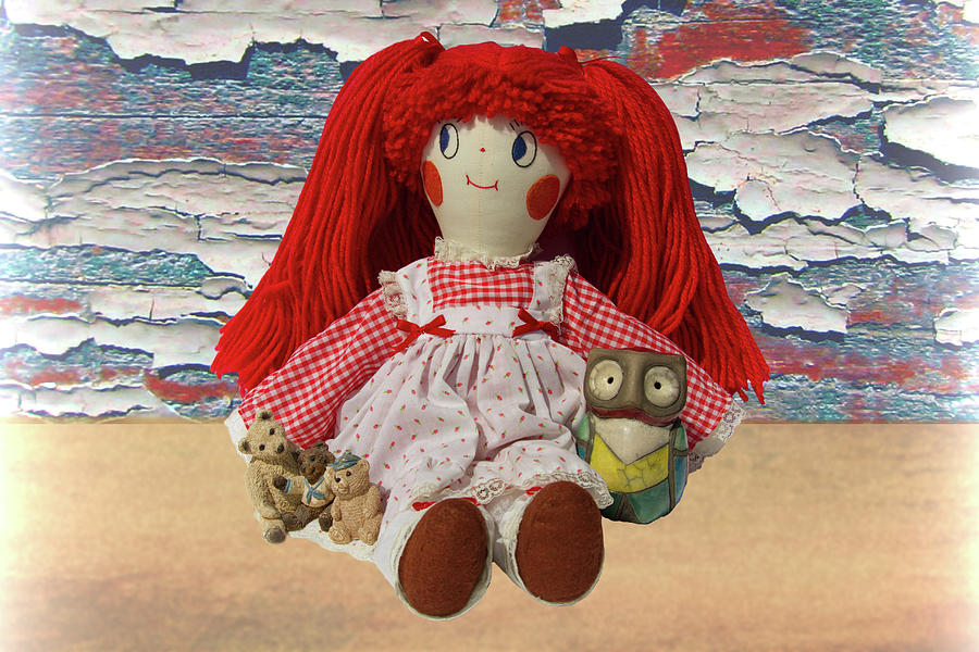 Doll Photograph - Raggedy Ann Doll Print by Nick Gray