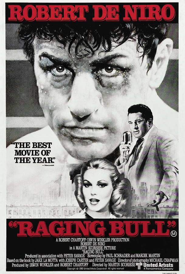 Raging Bull, 1980 Mixed Media by Movie World Posters