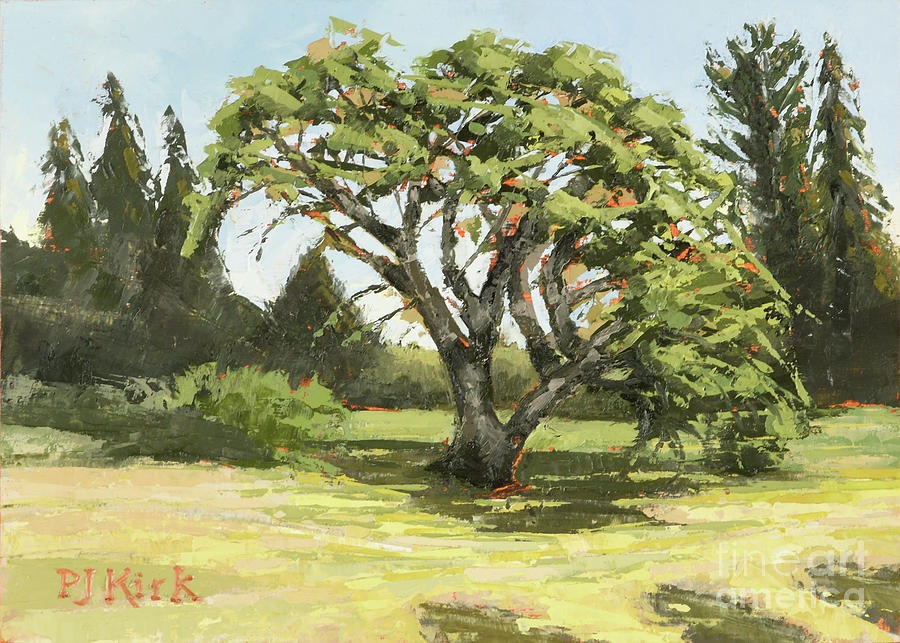 Ragle Ranch Oak Painting by PJ Kirk