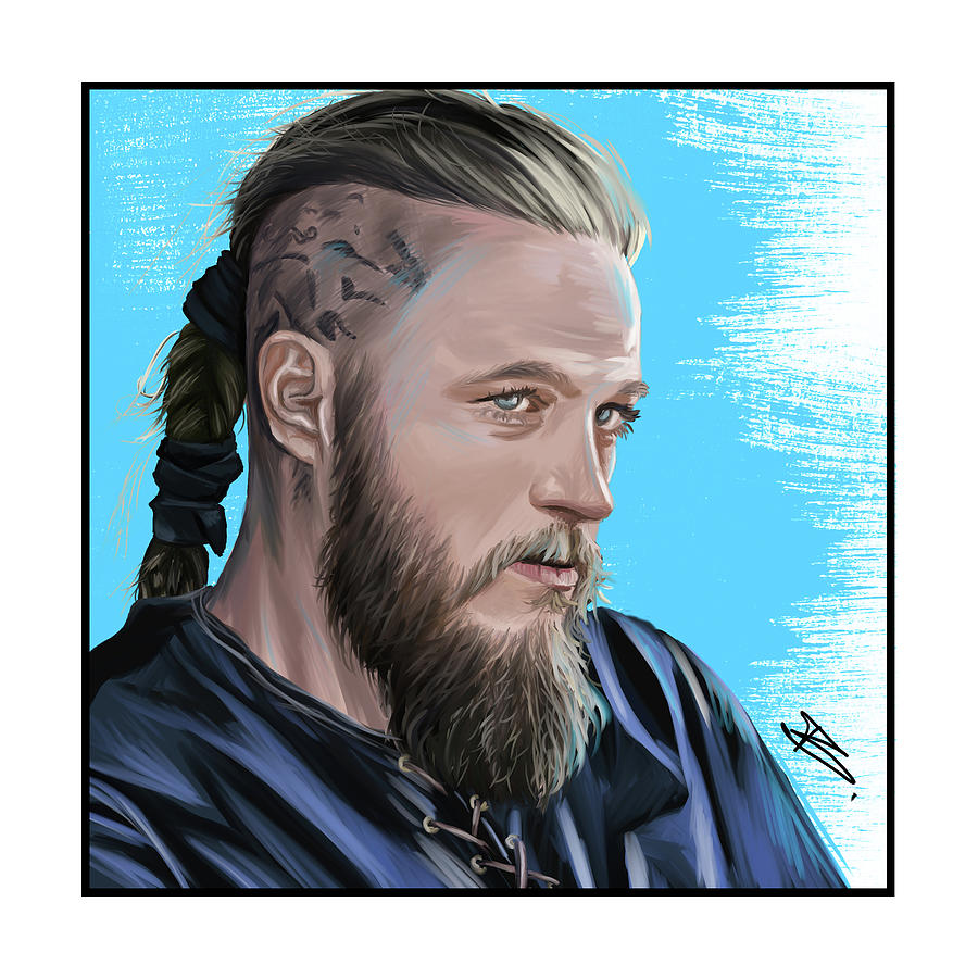 Ragnar Digital Art by Biljana Kitanovska - Fine Art America