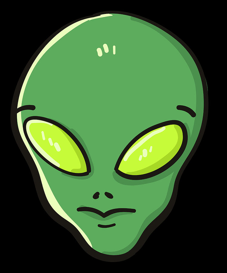 Raid Area 51 Alien Head Digital Art by Flippin Sweet Gear