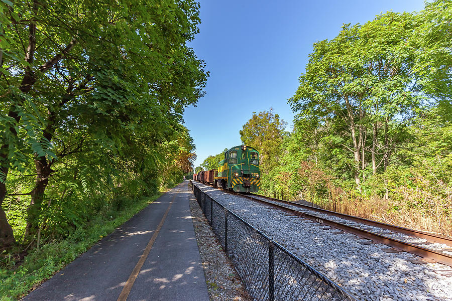 Rail bike trail Photograph by Chris Spencer