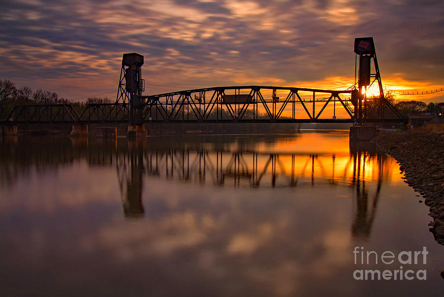 Rail Bridge, Hastings, Minnesota Photograph by Jimmy Ostgard