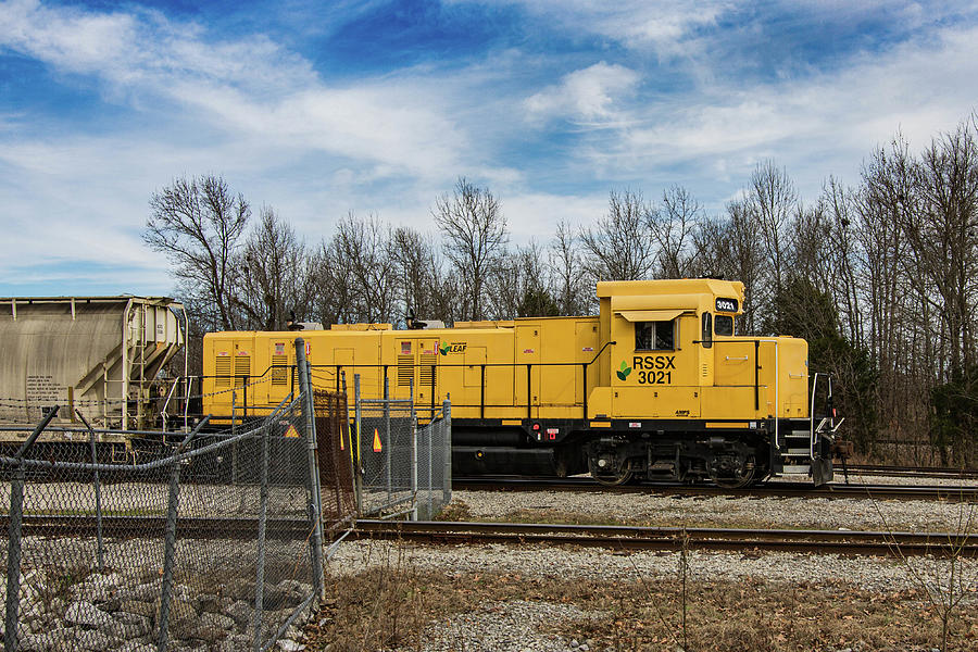 Rail Switching Service- RSSX 3021 Railserve Dual LEAF Pyrography by Steelrails Photography