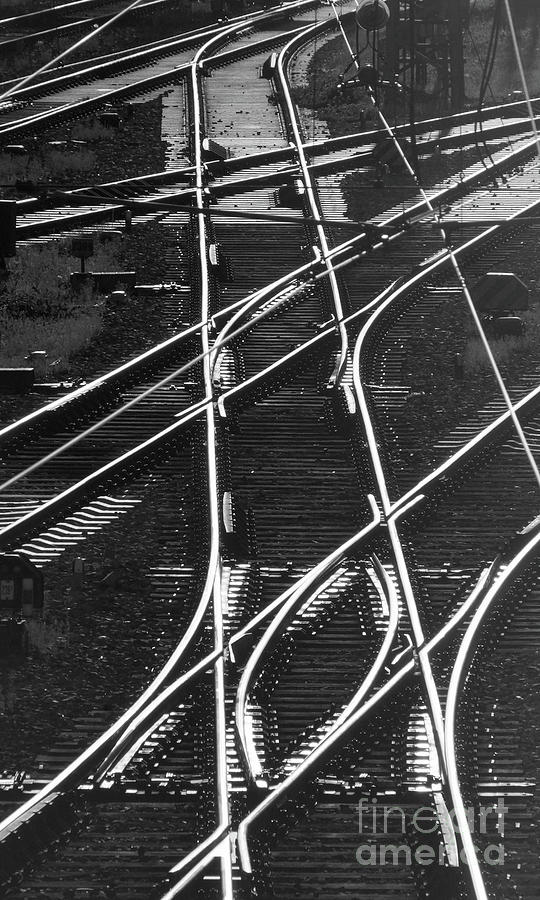Rail Tracks 3 Photograph by Rudi Prott