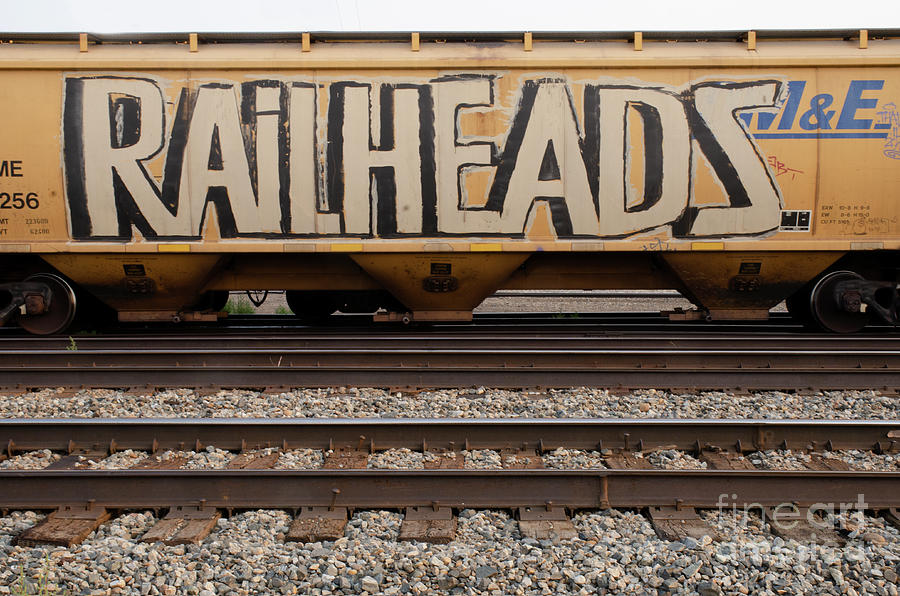 Railheads Train Graffiti  Photograph by Bob Christopher