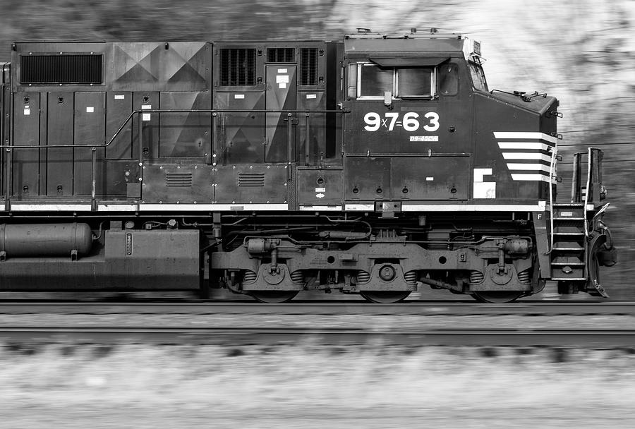 Black And White Photograph - Railroad Abstract 1 by Matt Hammerstein