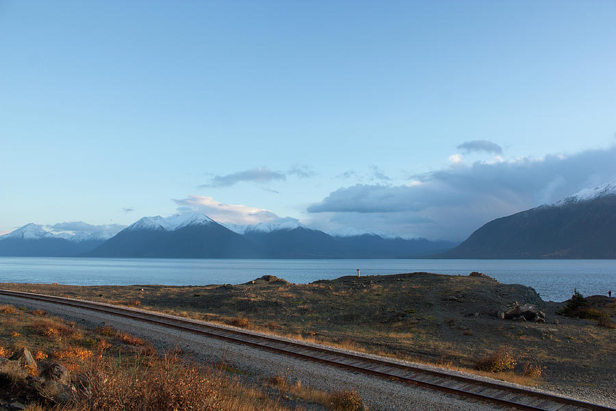 Railroad Along Turnagain Arm Photograph by David Thomas - Pixels