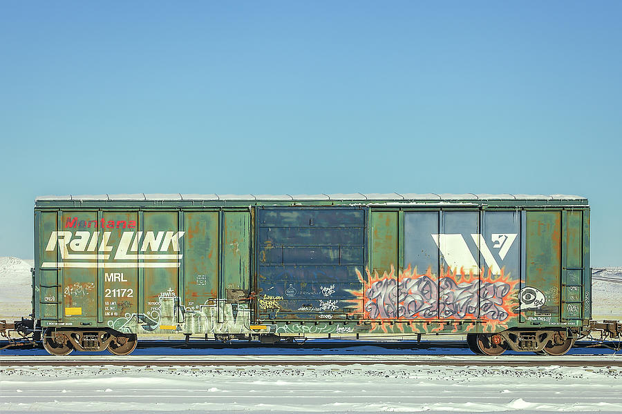 Railroad Box Car Photograph by Todd Klassy