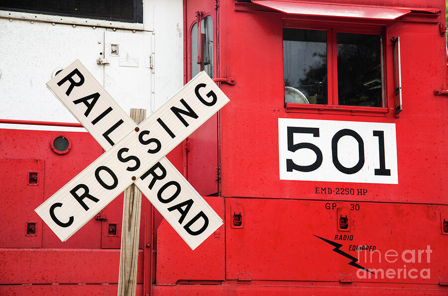 Railroad Crossing Photograph by Jeannette Hunt