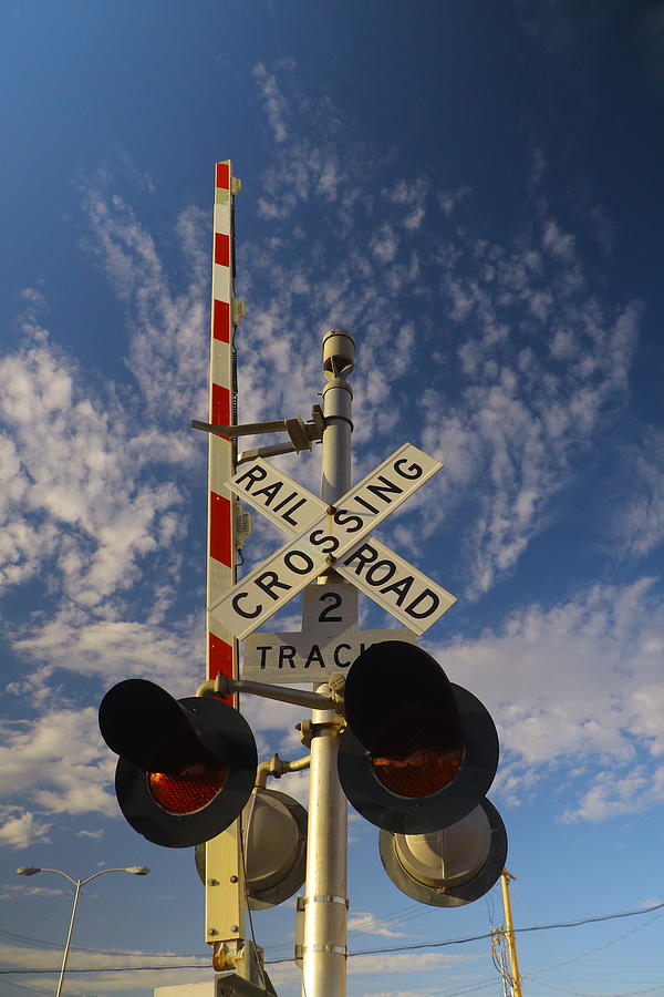 Railroad Crossing Photograph