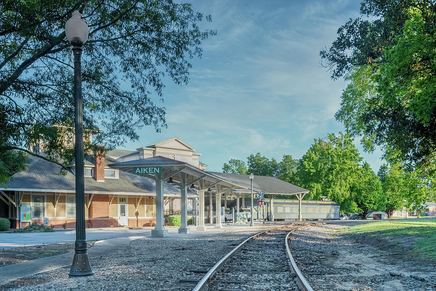 Railroad Depot - Aiken SC - 1 Photograph by John Kirkland