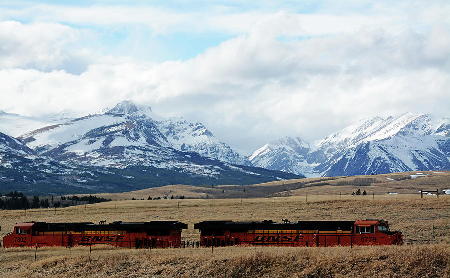 Railroad Locomotives and the Front Photograph by Whispering Peaks Photography
