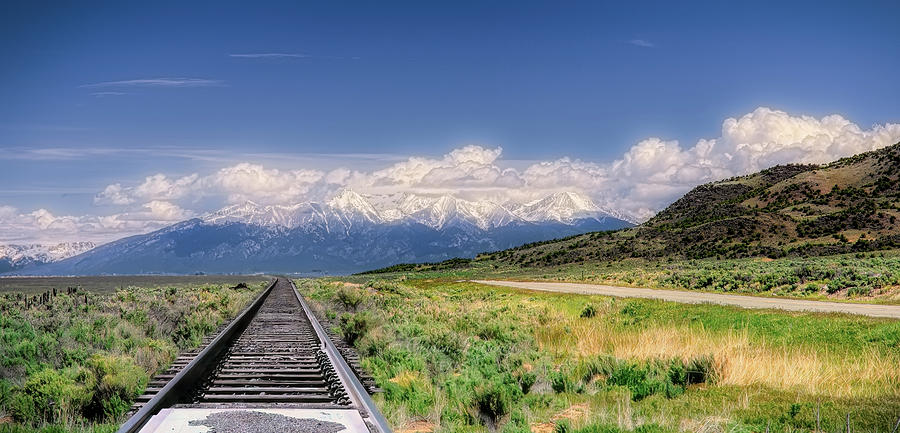 Railroad to the Mountains Photograph by G Lamar Yancy