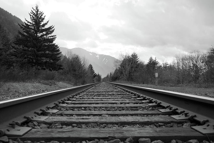 Railroad Tracks Oregon Landscape Photograph by Kristin Cole Photography ...