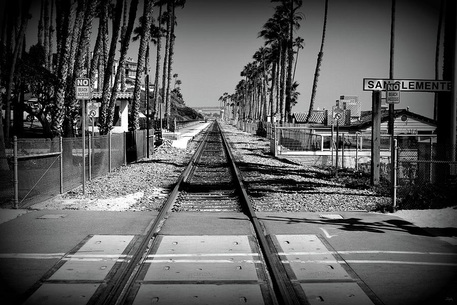 Rails In San Clemente Photograph