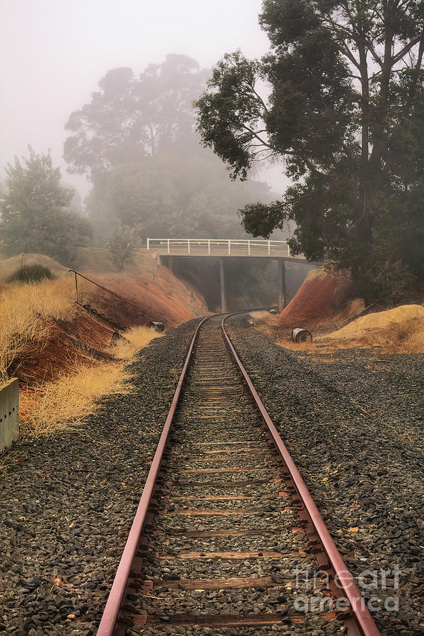 Railway Line, Bridgetown, Western Australia Photograph by Elaine Teague