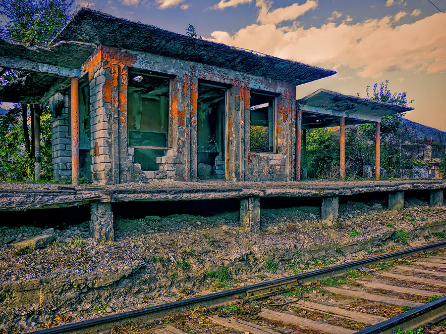 Railway Relic Photograph by Claude LeTien