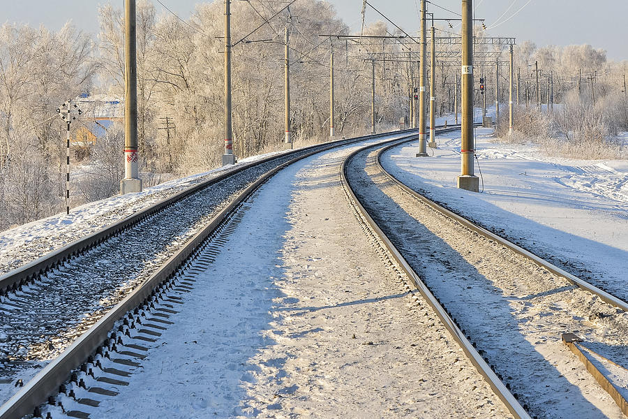 Railway. Photograph by Sergei Fomichev