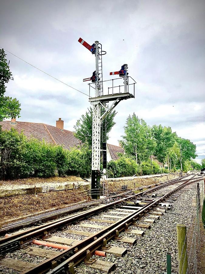 Railway Signals Photograph by Gordon James