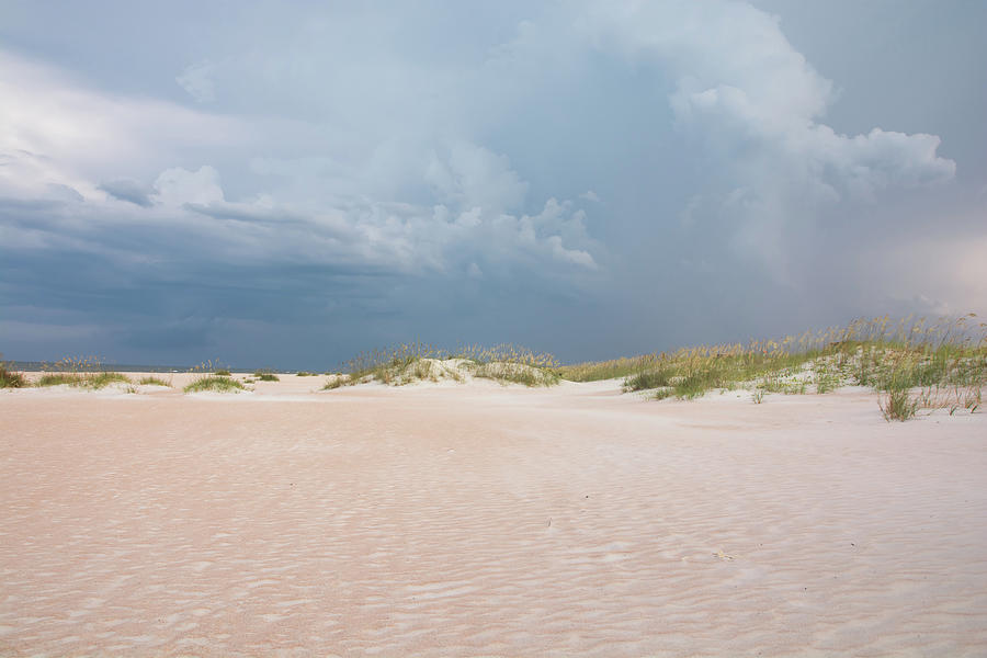 Rain clouds on the beach Photograph by Zina Stromberg - Fine Art America