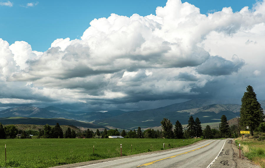 Rain Clouds Over Methow Valley Photograph by Tom Cochran