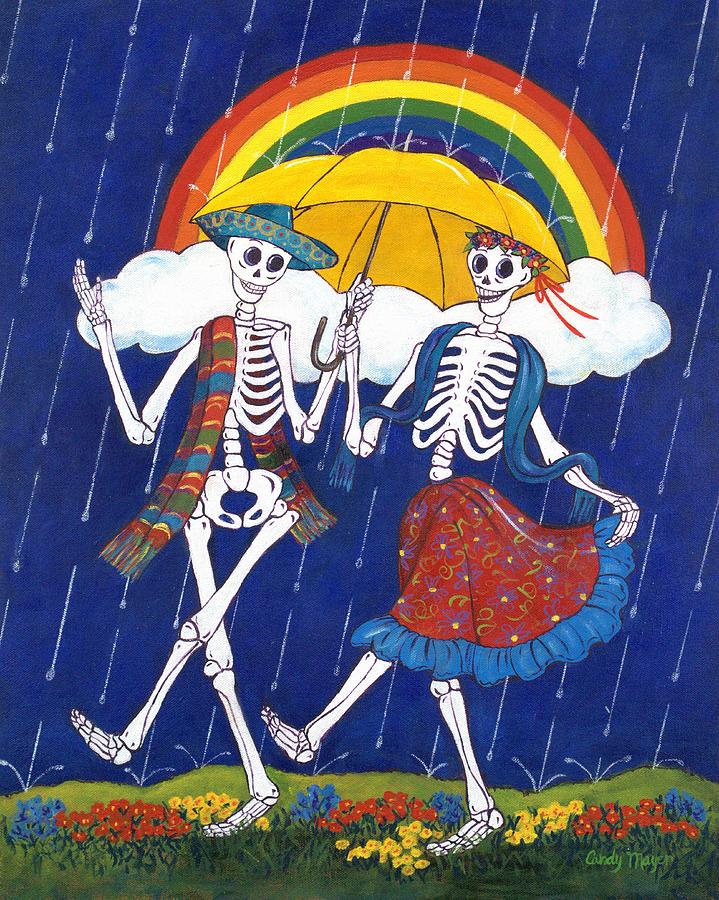 Rain Dance Painting by Candy Mayer