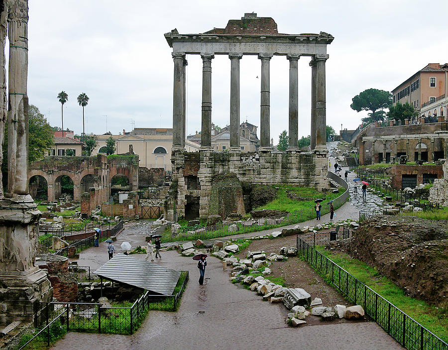 Rain in Rome Photograph by Frederick E Herrin - Fine Art America