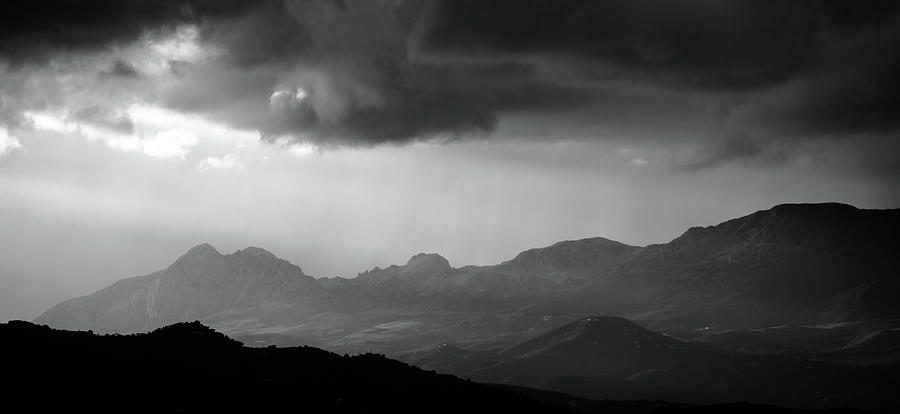 Rain in the Sierras Photograph by Gary Browne