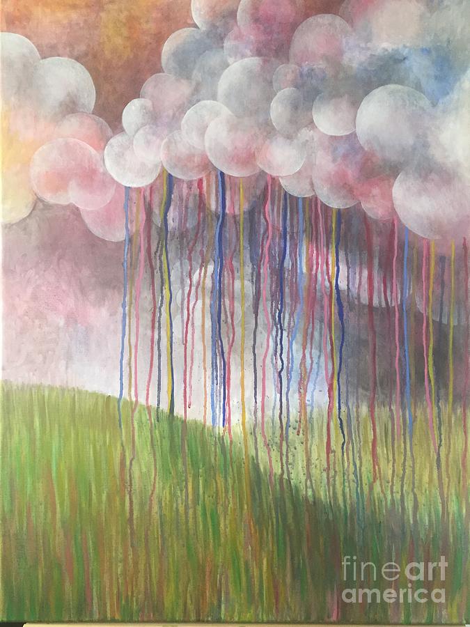Rain Painting by Monica Furlow