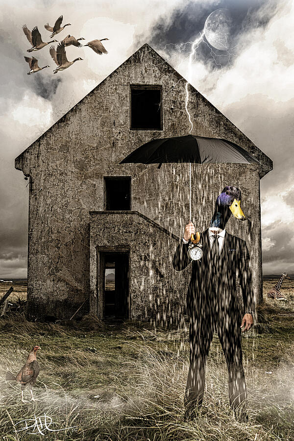 Rain Digital Art by Ricardo Dominguez