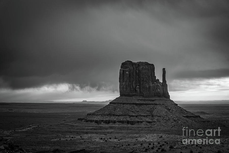 Rain Storm in Monument Valley  Photograph by Jeff Hubbard