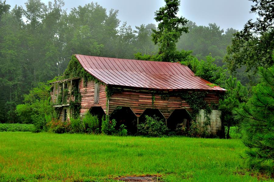 Rain-Swept Barn Photograph by Eric Towell