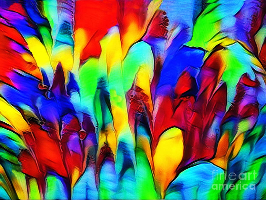 Rainbow Abstract Photograph by Kathy M Krause