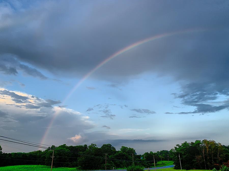 Rainbow after the Storm Photograph by Chris Montcalmo