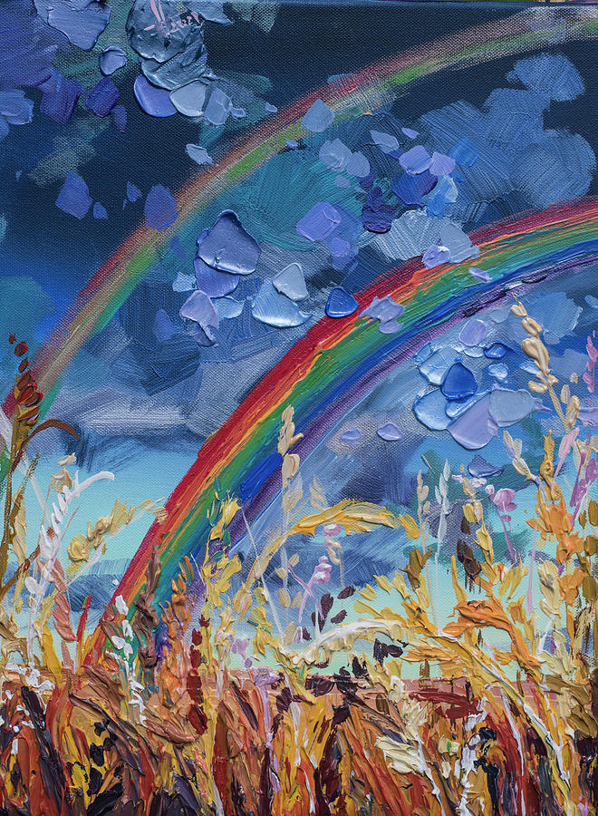 Rainbow Painting by Anastasia Trusova