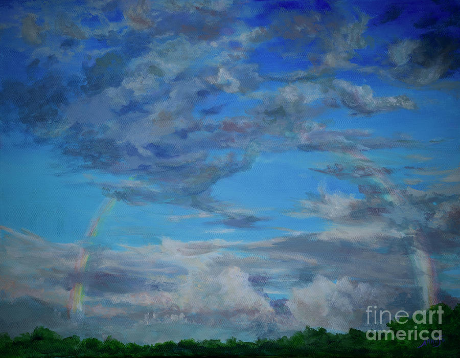 Rainbow Painting by AnnaJo Vahle