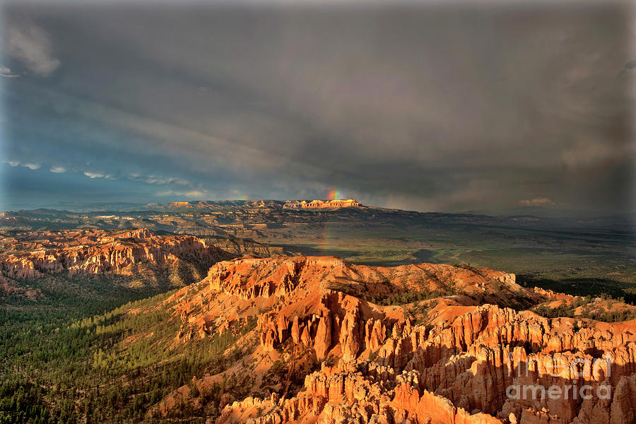 Rainbow Aquarius Plateau Bryce Canyon National Park Utah Photograph by Dave Welling