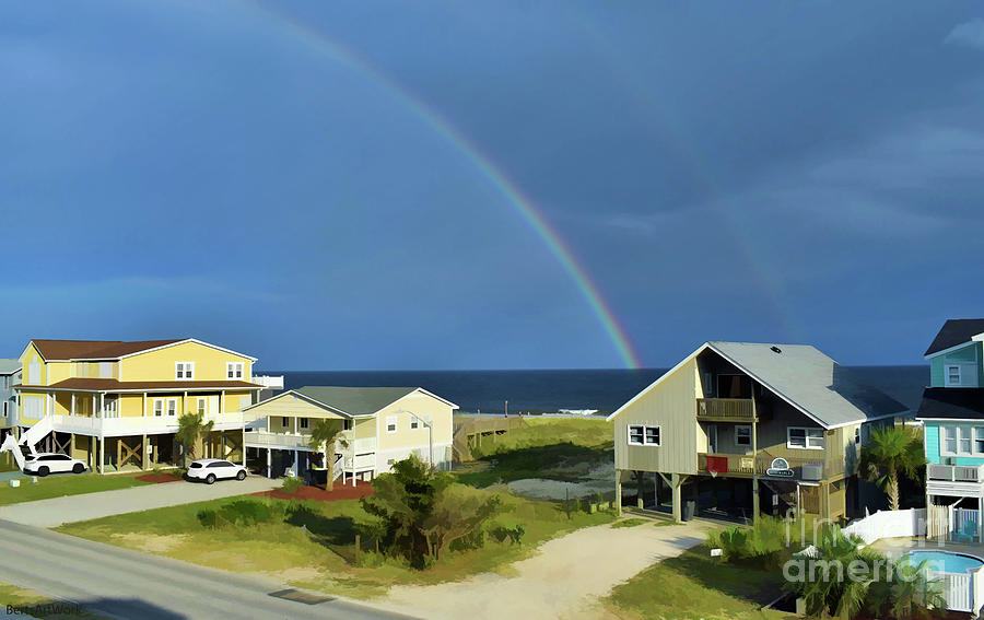 Rainbow at the Beach Photograph by Roberta Byram