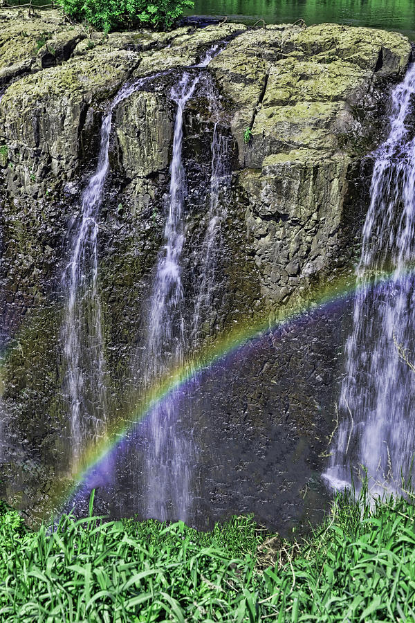 Rainbow At The Great Falls Photograph