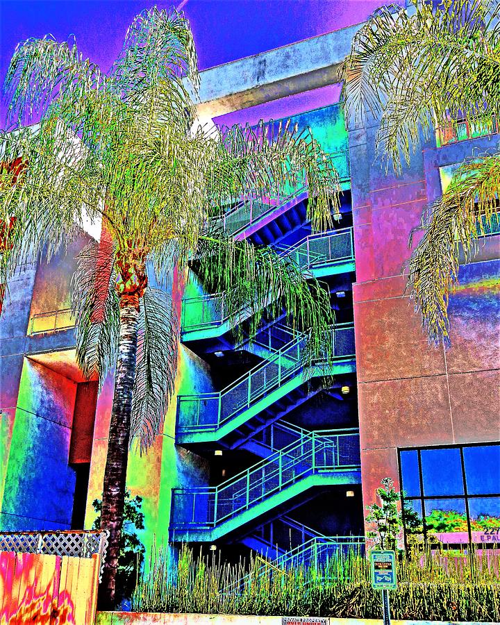 Rainbow Building Photograph by Andrew Lawrence