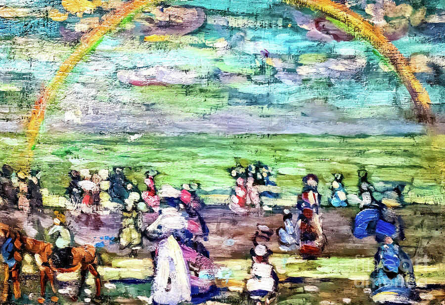 Rainbow by Maurice Prendergast 1905 Painting by Maurice Prendergast